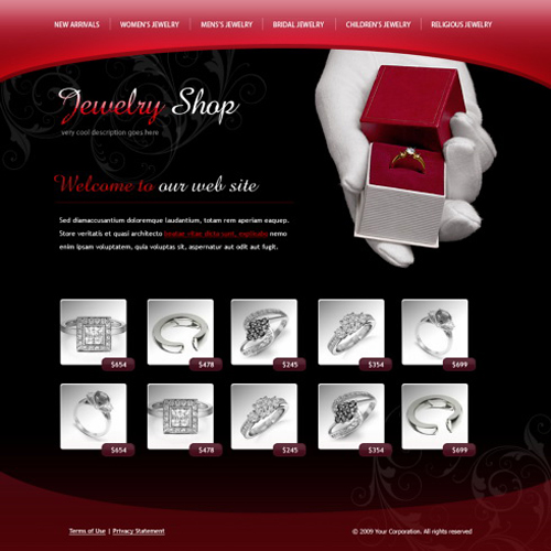 Website laten maken met Juwelen  408 webdesign