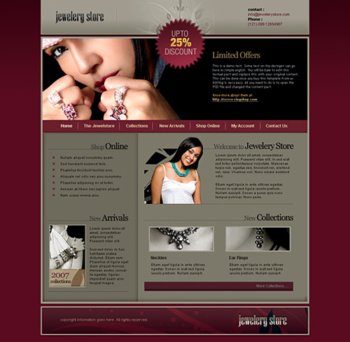 Website laten maken met Juwelen  410 webdesign